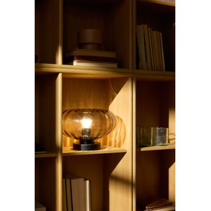 Osram - Stolní lampa DECOR SMOKE 1xE27/12W/230V černá/kouřová šedá