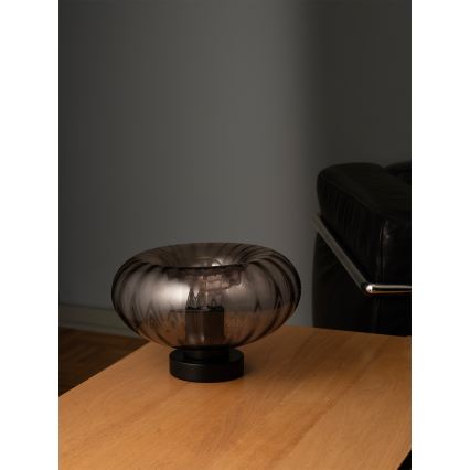 Osram - Stolní lampa DECOR SMOKE 1xE27/12W/230V černá/kouřová šedá