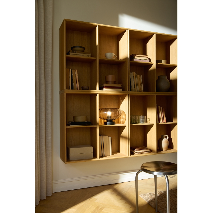 Osram - Stolní lampa DECOR SMOKE 1xE27/12W/230V černá/kouřová šedá