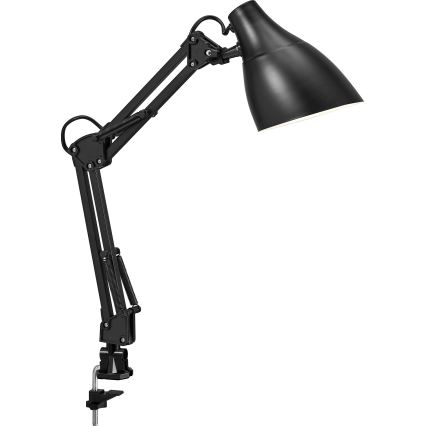 Osram - Stolní lampa s klipem DESK LINE 1xE27/11W/230V černá