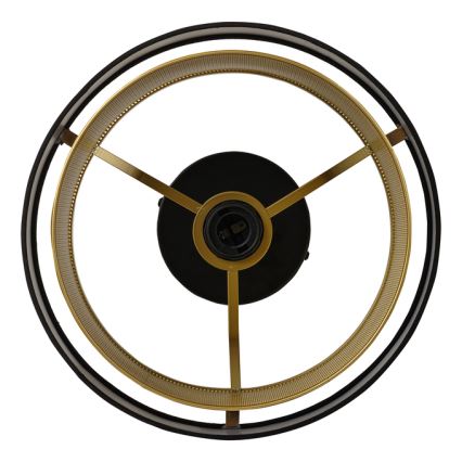 Osram - Stropní svítidlo DECOR HORNET 1xE27/10W/230V pr. 30 cm černá/zlatá