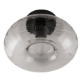 Osram - Stropní svítidlo DECOR SMOKE 1xE27/12W/230V pr. 28 cm černá/kouřová šedá