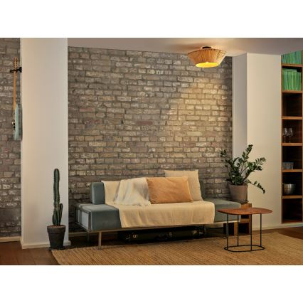 Osram - Stropní svítidlo DECOR STRIPES 1xE27/10W/230V pr. 40,5 cm béžová