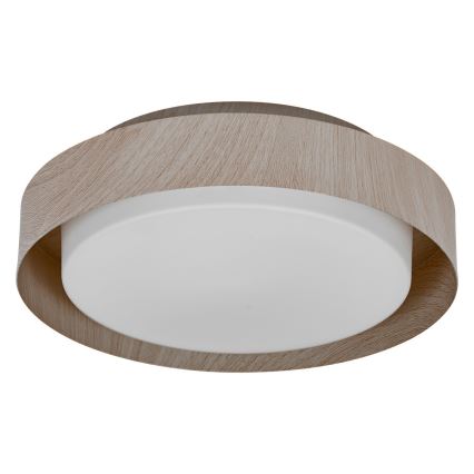 Osram - Stropní svítidlo ORBIS MADRID 2xE27/10W/230V pr. 29 cm dekor dřeva