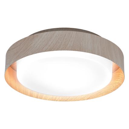 Osram - Stropní svítidlo ORBIS MADRID 2xE27/10W/230V pr. 29 cm dekor dřeva