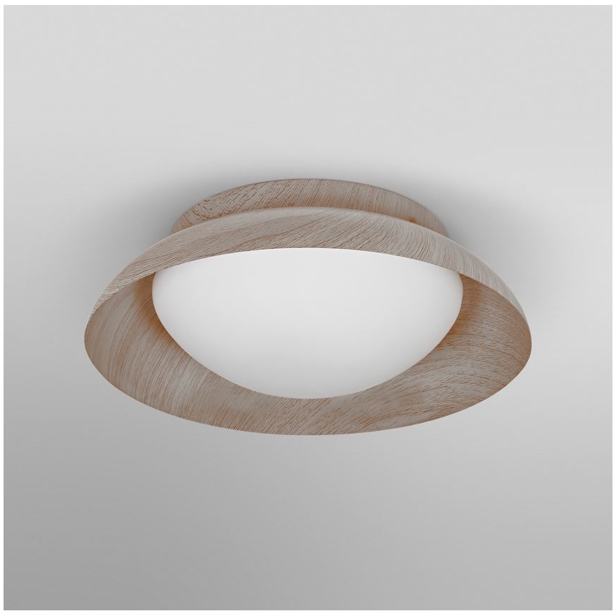 Osram - Stropní svítidlo ORBIS MILAN 2xE27/10W/230V pr. 30,5 cm dekor dřeva