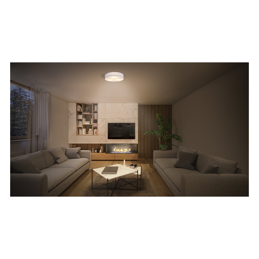 Osram - Stropní svítidlo ORBIS PARIS 1xE27/25W/230V pr. 30 cm bílá