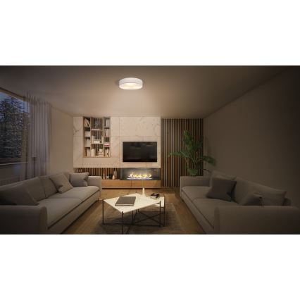 Osram - Stropní svítidlo ORBIS PARIS 2xE27/25W/230V pr. 40 cm bílá