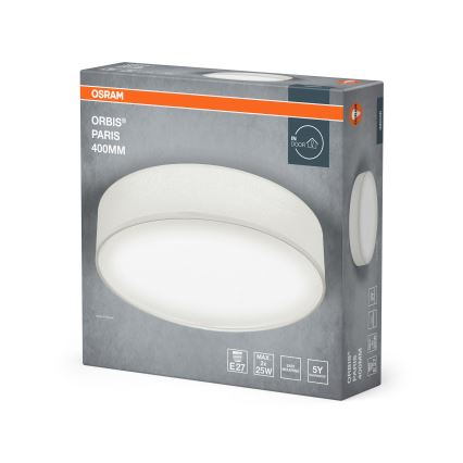 Osram - Stropní svítidlo ORBIS PARIS 2xE27/25W/230V pr. 40 cm bílá