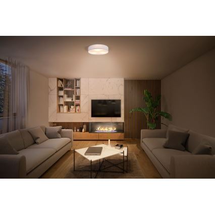 Osram - Stropní svítidlo ORBIS PARIS 3xE27/25W/230V pr. 48 cm bílá