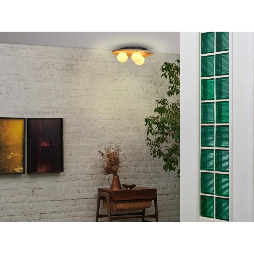 Osram - Stropní svítidlo WOOD NEST 3xG9/5W/230V kaučukovník