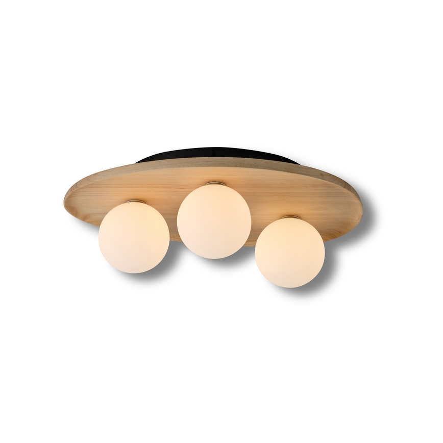 Osram - Stropní svítidlo WOOD NEST 3xG9/5W/230V kaučukovník