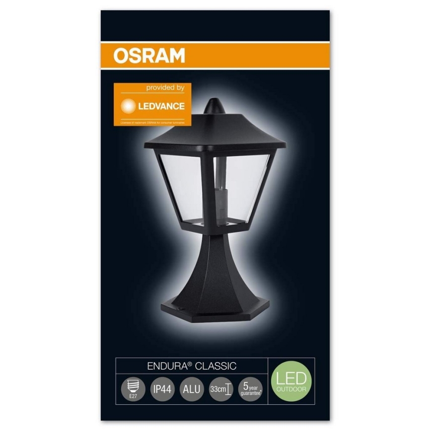 Osram - LED Venkovní lampa LEDVANCE 1xE27/9W/230V IP44
