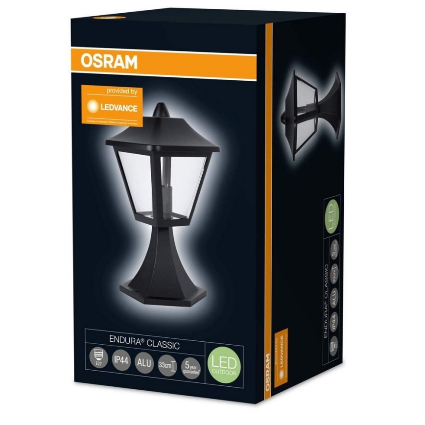 Osram - LED Venkovní lampa LEDVANCE 1xE27/9W/230V IP44