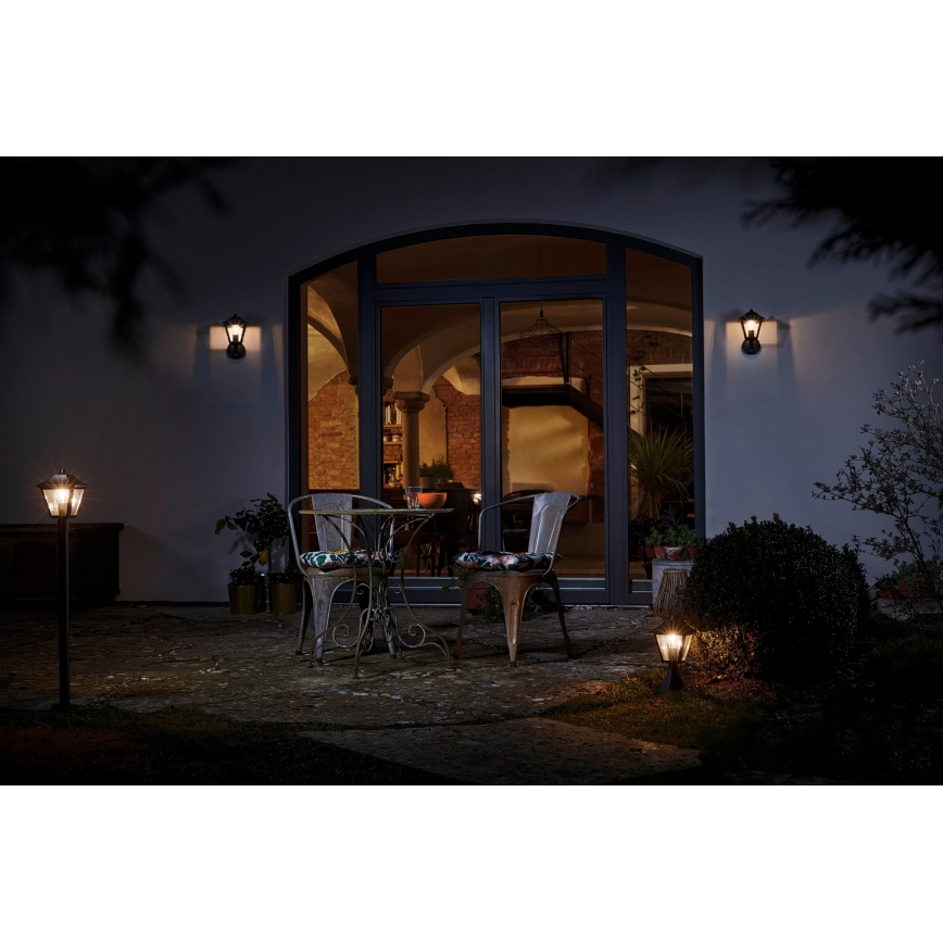 Osram - Venkovní lampa TRADITION 1xE27/60W/230V IP44 patina/zlatá