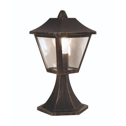Osram - Venkovní lampa TRADITION 1xE27/60W/230V IP44 patina/zlatá