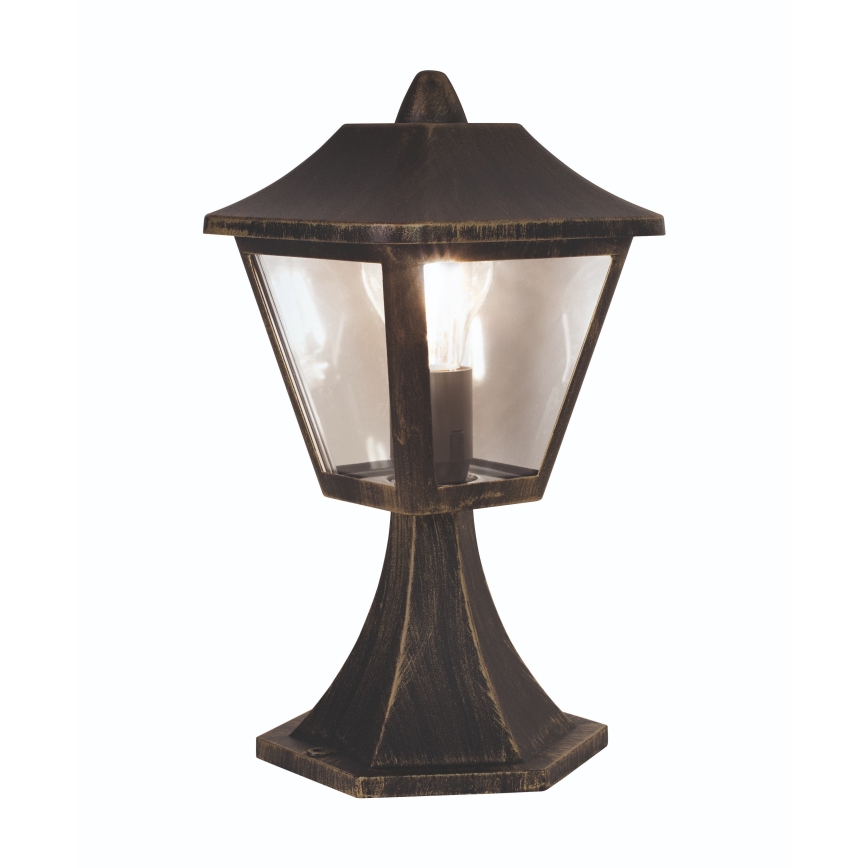 Osram - Venkovní lampa TRADITION 1xE27/60W/230V IP44 patina/zlatá