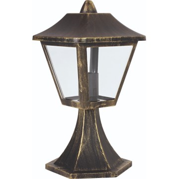 Osram - Venkovní lampa TRADITION 1xE27/60W/230V IP44 patina/zlatá