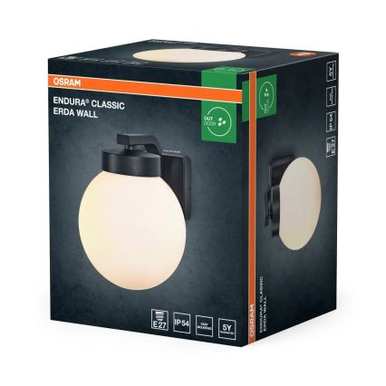 Osram - Venkovní nástěnná lampa ENDURA CLASSIC 1xE27/40W/230V IP54 antracit