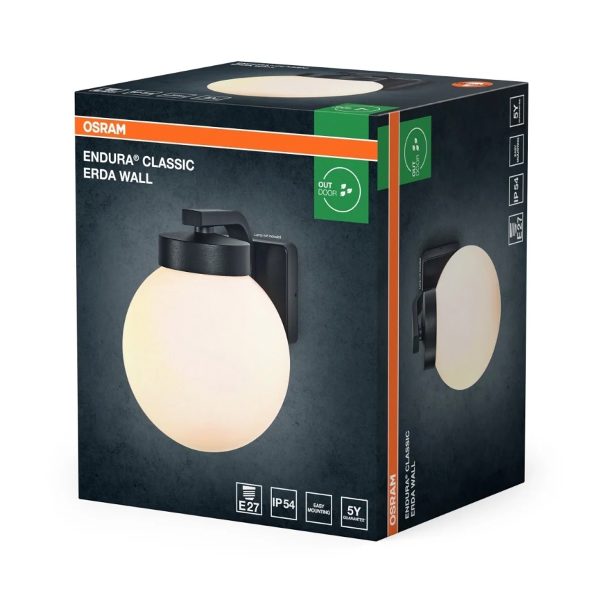 Osram - Venkovní nástěnná lampa ENDURA CLASSIC 1xE27/40W/230V IP54 antracit