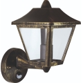 Osram - Venkovní nástěnná lampa se senzorem TRADITION UP 1xE27/60W/230V IP44 patina/zlatá