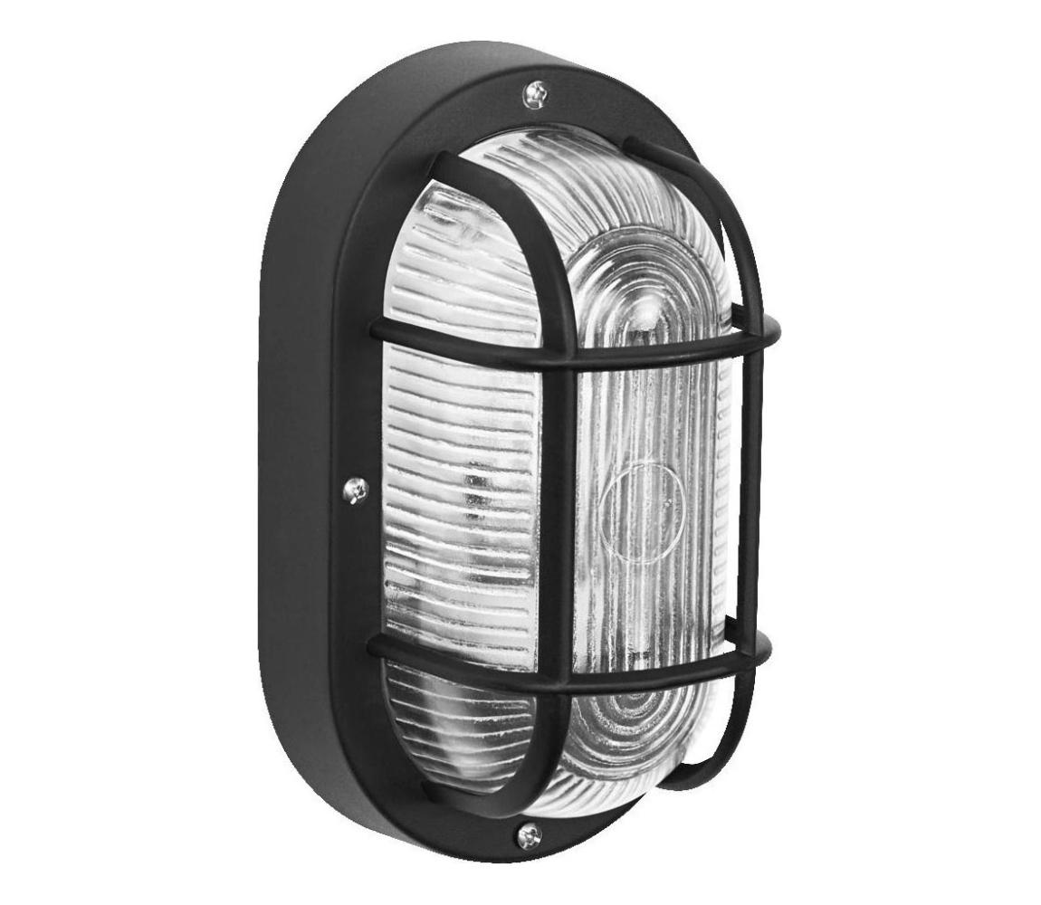 Osram - Venkovní nástěnné svítidlo BULKHEAD 1xE27/10W/230V IP54 černá 4058075845589