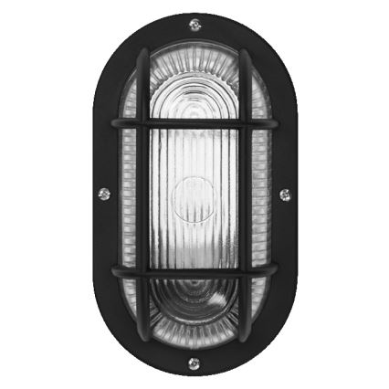Osram - Venkovní nástěnné svítidlo BULKHEAD 1xE27/10W/230V IP54 černá