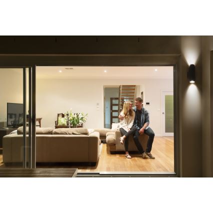 Osram - Venkovní nástěnné svítidlo CANNON 2xGU10/35W/230V IP44 antracit