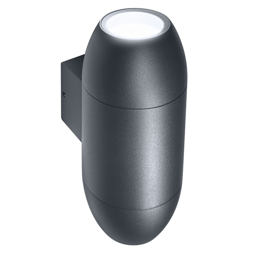 Osram - Venkovní nástěnné svítidlo CANNON 2xGU10/35W/230V IP44 antracit
