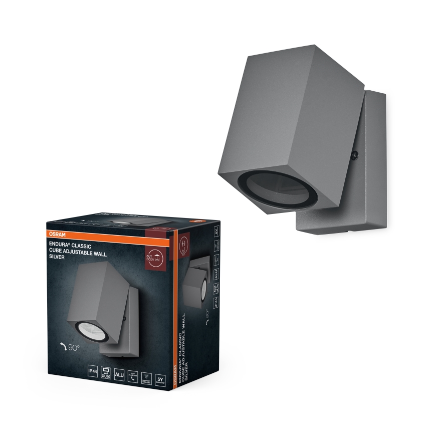 Osram - Venkovní nástěnné svítidlo ENDURA CLASSIC 1xGU10/35W/230V IP44 šedá