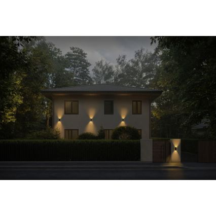 Osram - Venkovní nástěnné svítidlo ENDURA CLASSIC 2xGU10/5W/230V IP54 antracit
