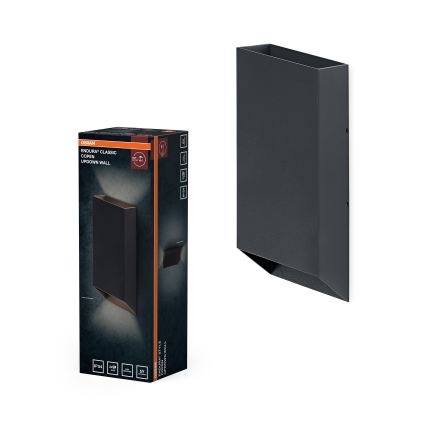 Osram - Venkovní nástěnné svítidlo ENDURA CLASSIC 2xGU10/5W/230V IP54 antracit
