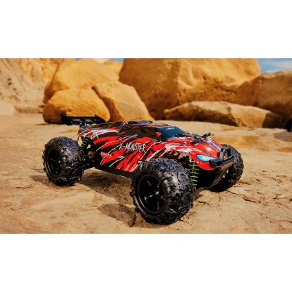 Overmax - RC auto na dálkové ovládání X-MONSTER 3.5 1700 mAh černá/červená/zelená