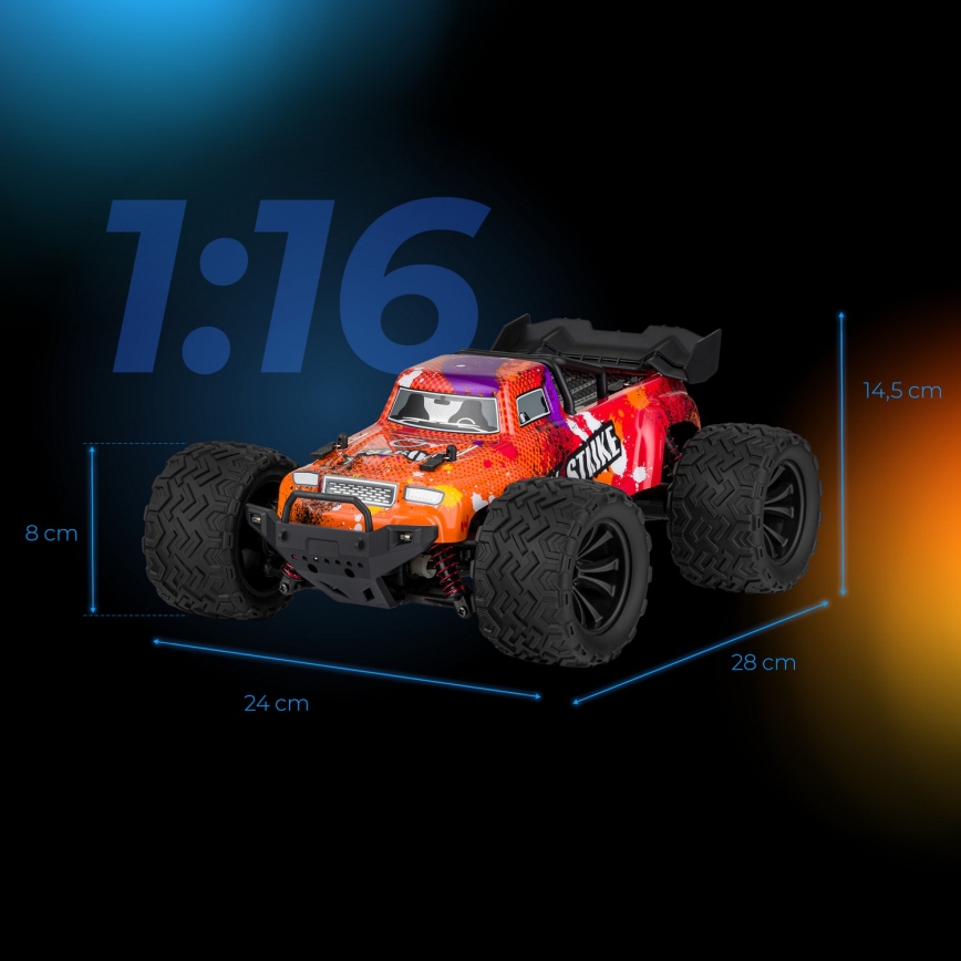 Overmax - RC auto na dálkové ovládání X-STRIKE 3000 mAh černá/oranžová