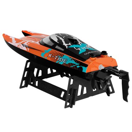 Overmax - RC člun na dálkové ovládání X-TIDE 2400 mAh černá/oranžová