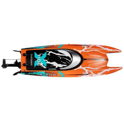 Overmax - RC člun na dálkové ovládání X-TIDE 2400 mAh černá/oranžová