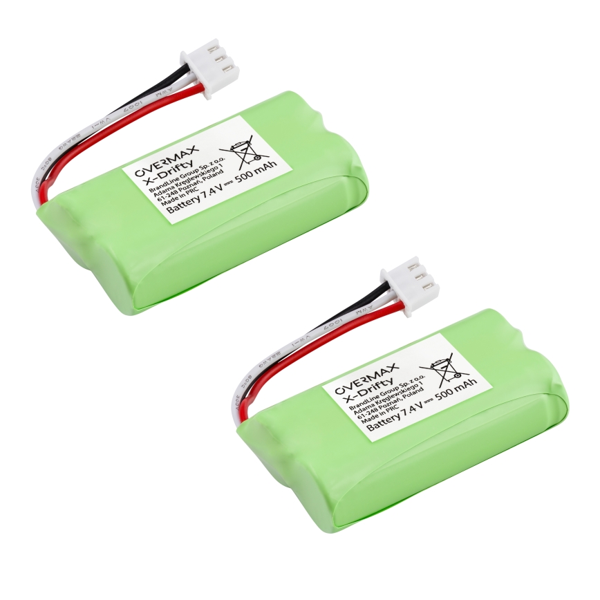 Overmax - RC drift auto na dálkové ovládání X-DRIFT 1000 mAh žlutá/fialová