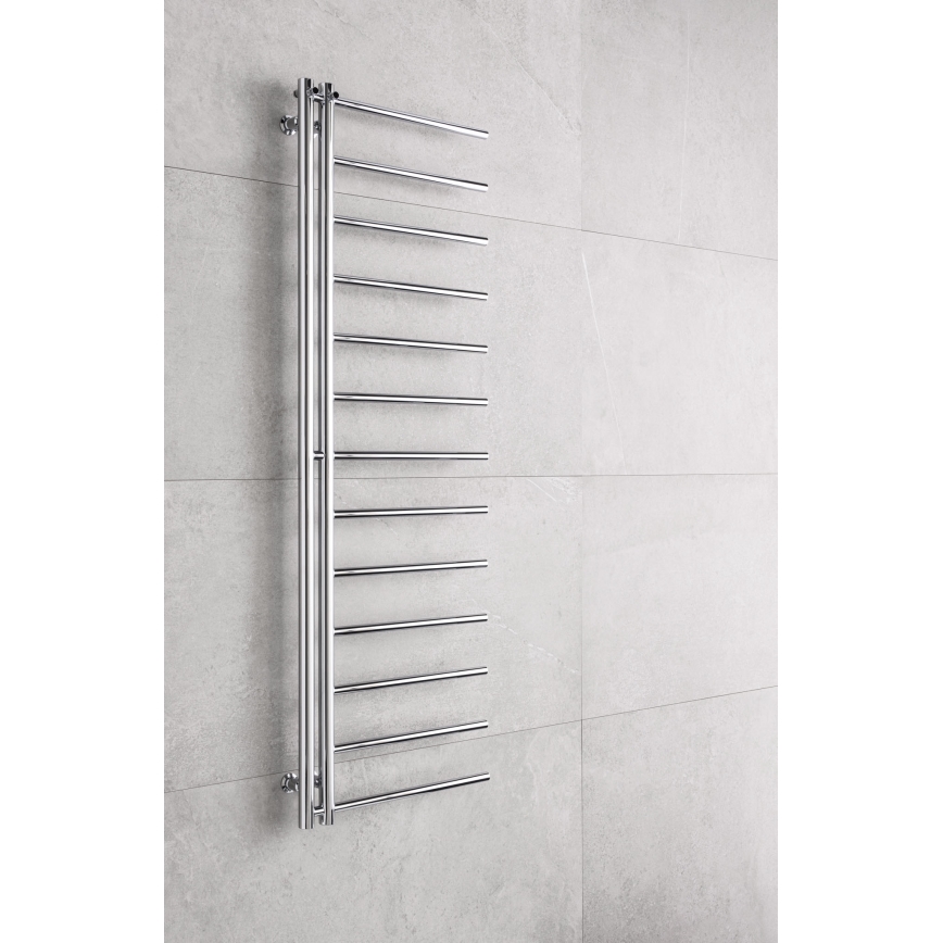 P.M.H. AP2C - Koupelnový žebříkový radiátor APOLLO 219W 150 cm pravá/lesklý chrom