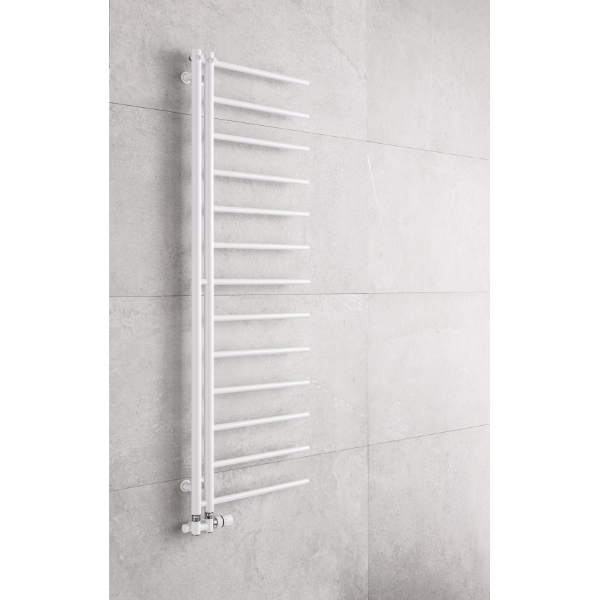 P.M.H. AP2W - Koupelnový žebříkový radiátor APOLLO 346W 150 cm pravá/bílá