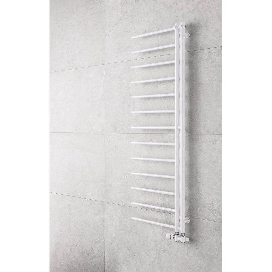 P.M.H. AP2W-L - Koupelnový žebříkový radiátor APOLLO 346W 150 cm pravá/bílá