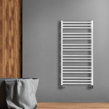 P.M.H. AV4W - Koupelnový žebříkový radiátor AVENTO 567W 121 cm bílá