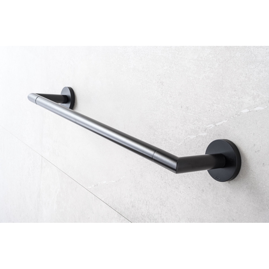 P.M.H. IN1B-R - Elektrický sušák na ručníky INGA 17W/230V 85,9 cm IP44 pravá/černá