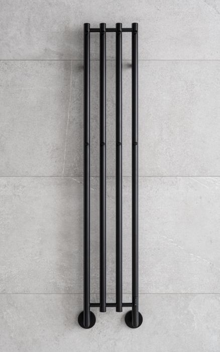 P.M.H. MO1B-R - Elektrický sušák na ručníky MONA 93W/230V 153,3 cm IP44 černá