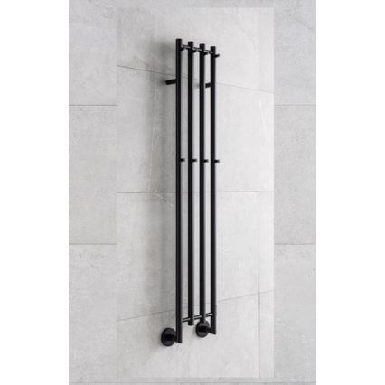 P.M.H. MO1B-R - Elektrický sušák na ručníky MONA 93W/230V 153,3 cm IP44 černá