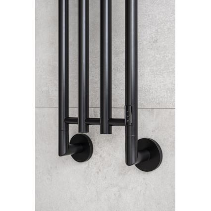 P.M.H. MO1B-R - Elektrický sušák na ručníky MONA 93W/230V 153,3 cm IP44 černá