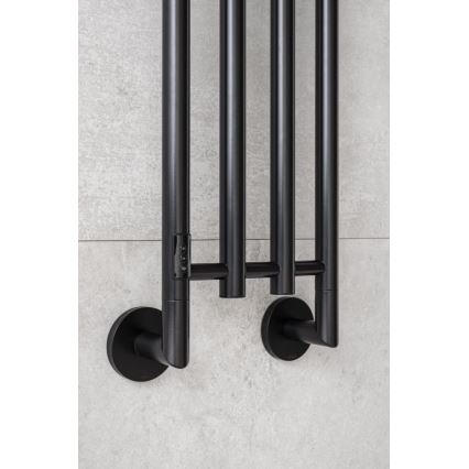 P.M.H. MO1B-RK - Elektrický sušák na ručníky MONA 93W/230V 153,3 cm IP44 černá