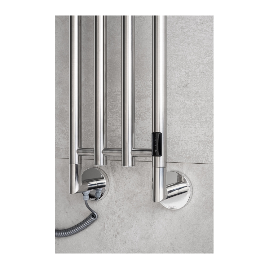 P.M.H. MO1SS-L - Elektrický sušák na ručníky MONA 93W/230V 153,3 cm IP44 leštěná nerez