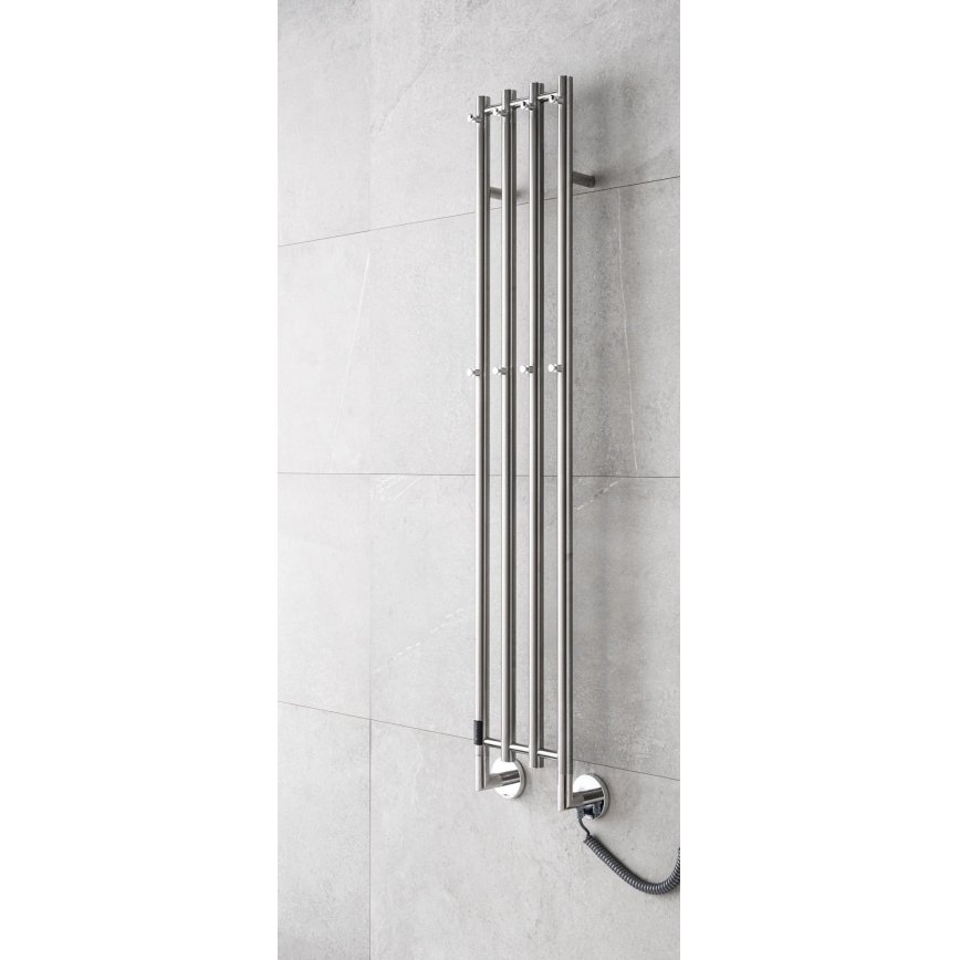 P.M.H. MO1SS-LK - Elektrický sušák na ručníky MONA 93W/230V 153,3 cm IP44 leštěná nerez