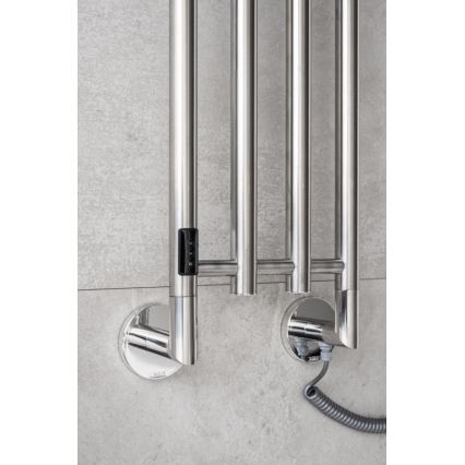P.M.H. MO1SS-LK - Elektrický sušák na ručníky MONA 93W/230V 153,3 cm IP44 leštěná nerez