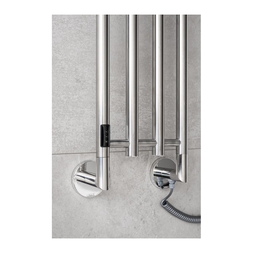 P.M.H. MO1SS-LK - Elektrický sušák na ručníky MONA 93W/230V 153,3 cm IP44 leštěná nerez